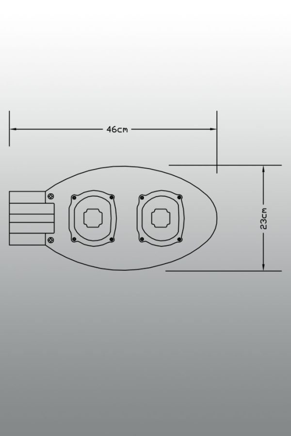 چراغ خیابانی 100 وات LED - تصویر 3