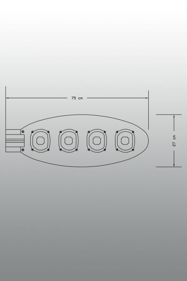چراغ خیابانی 200 وات LED - تصویر 2
