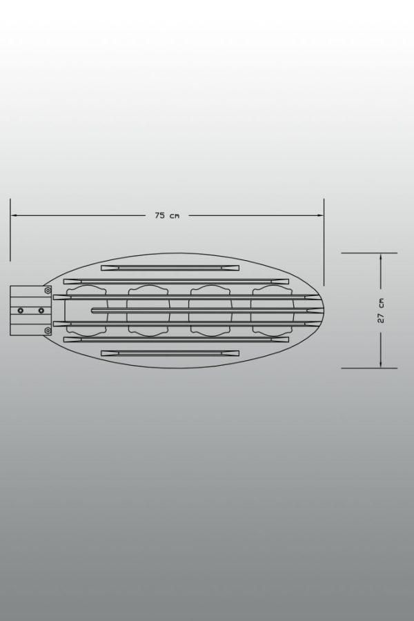 چراغ خیابانی 200 وات LED - تصویر 3