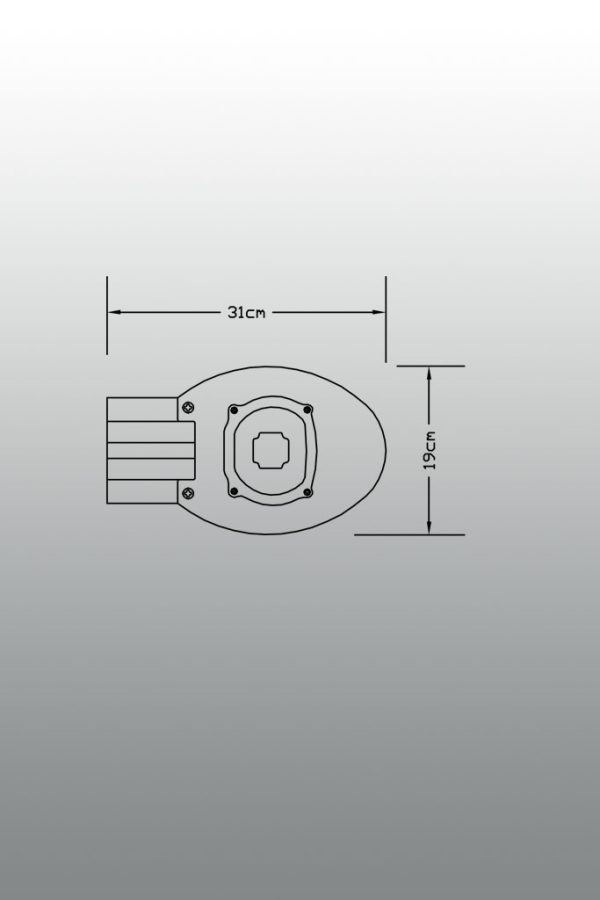 چراغ خیابانی 50 وات LED - تصویر 2